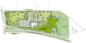 The site plan for Penn Medicine Southern Chester County.