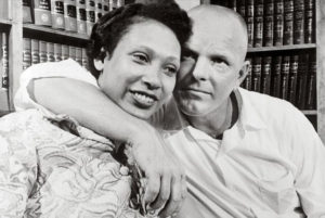 Mildred and Richard Loving. The couple fought the ban on interracial marriages in Virginia and won.--via Wikipedia