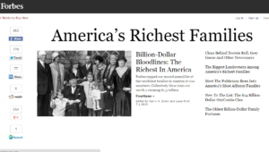 Forbes List Richest Families