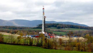 A gas drill in northern PA.