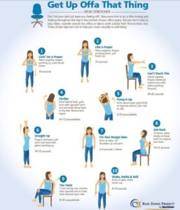 Stay healthy with these desk exercises. 