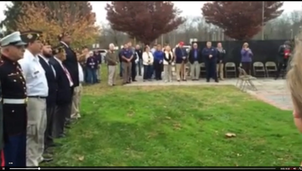 Video: Downingtown Community Comes Together In Kerr Park For Veteran’s Day Ceremony