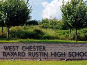 Bayard Rustin High School in West Chester placed sixth on the list.