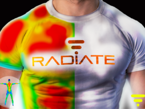 The Radiate work out shirts promised sweat-responsive coloration.