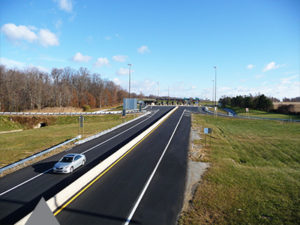 The Downingtown interchange on the PA Turnpike.--via Traffic Planning and Design.