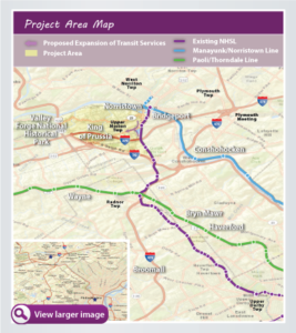 The project map.