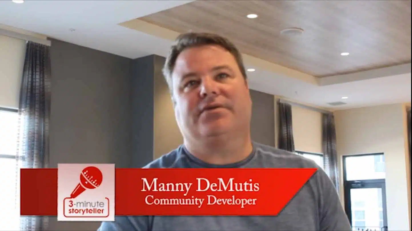 Phoenixville Community Developer Manny DeMutis Featured on ‘3-Minute Storytellers’