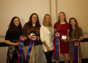The USEA 2015 awards luncheon. Susan Beale (third from left).--via USEA, Jodi Hayes.