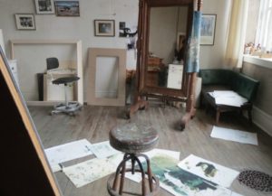 Inside the Andrew Wyeth studio--via Chadds Ford Live.