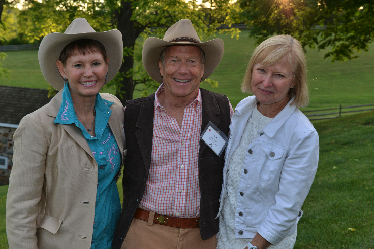 Jennifer & Robert McNeil with Brandywine Health Foundation CEO Frances Sheehan at last year's Garden Party.