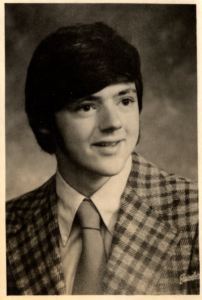 Charlie's high school year book picture (circa 1975)