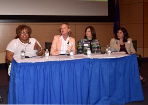 Women leaders from around the county participated in panel discussions during the conference.
