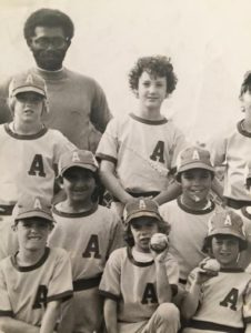 Mike Piazza, second row on the right, during his little league days in Phoenixville.