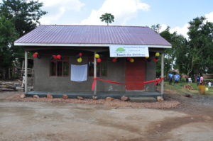 The finished library, which seemed like an impossible task, was completed in two weeks.