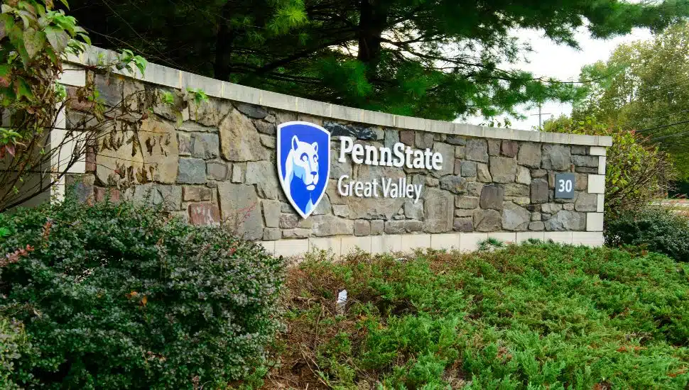 Penn State Great Valley Campus Sign