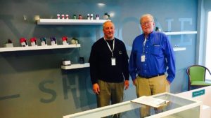 Image of Keystone Shops COO Skip Shuda and Dr. M. Louis van de Beek via John George Philadelphia ...