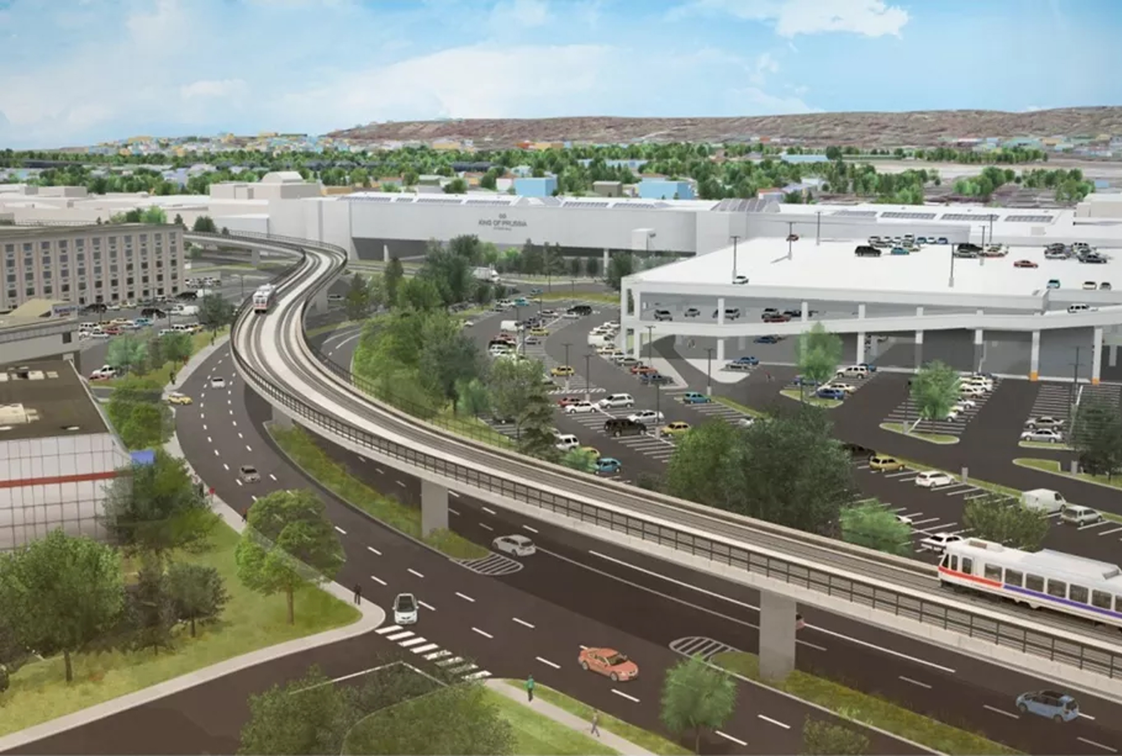 From MONTCO: King of Prussia’s Future Will Be Pedestrian-Friendlier