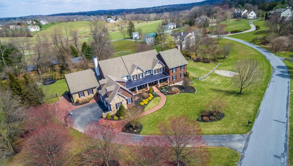 DNB First House of the Week: Farmhouse with Indoor Basketball Court in West Chester