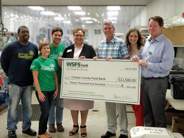 Chester County Food Bank Receives ,500 Donation for New Job Training Program