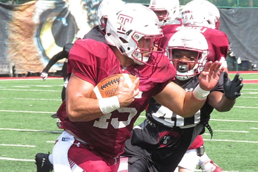 From Walk-On Linebacker to Scholarship Running Back, W.C. East Grad Personifies Temple ‘Tuff’