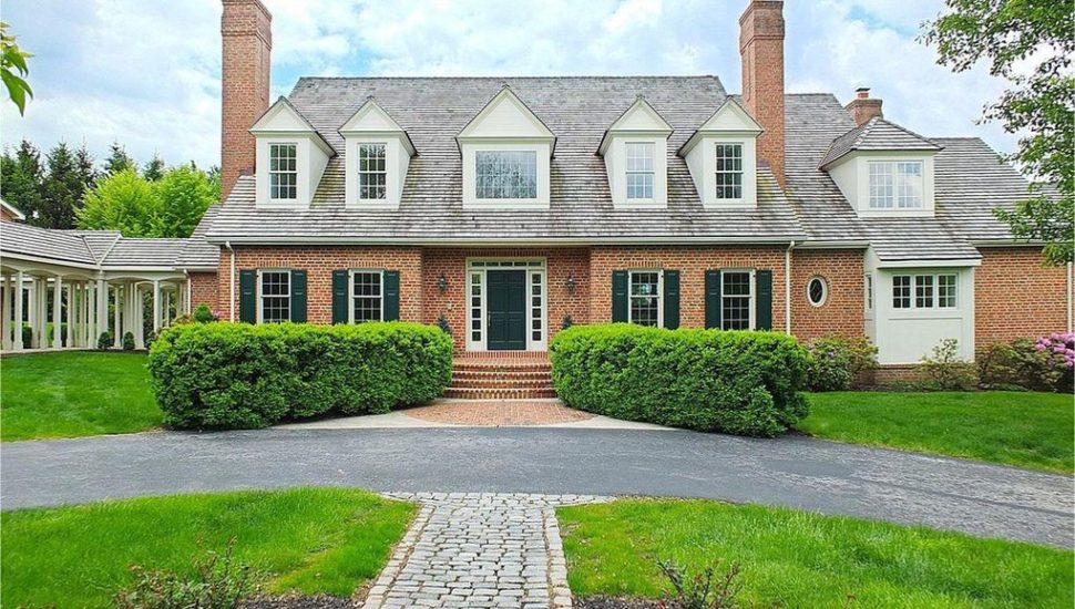 DNB First House of the Week: All-Brick Colonial with Sweeping Views in Malvern