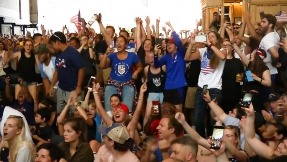 In New Hampshire for a Wedding, Downingtown Man Joins Celebration of Women’s World Cup