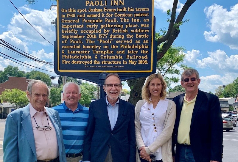 Paoli Business and Professional Association Commemorates Original Location of Paoli Inn