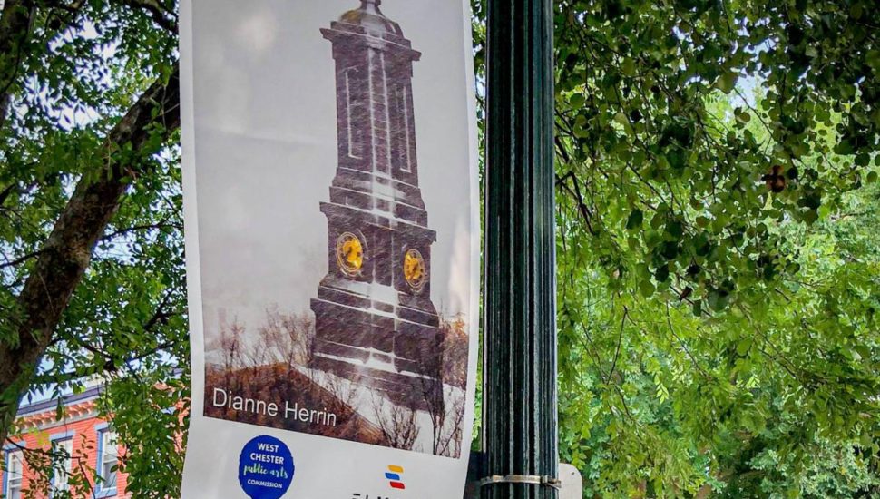 More Banners Featuring Local History and Art Added to Lampposts on West Chester’s Streets