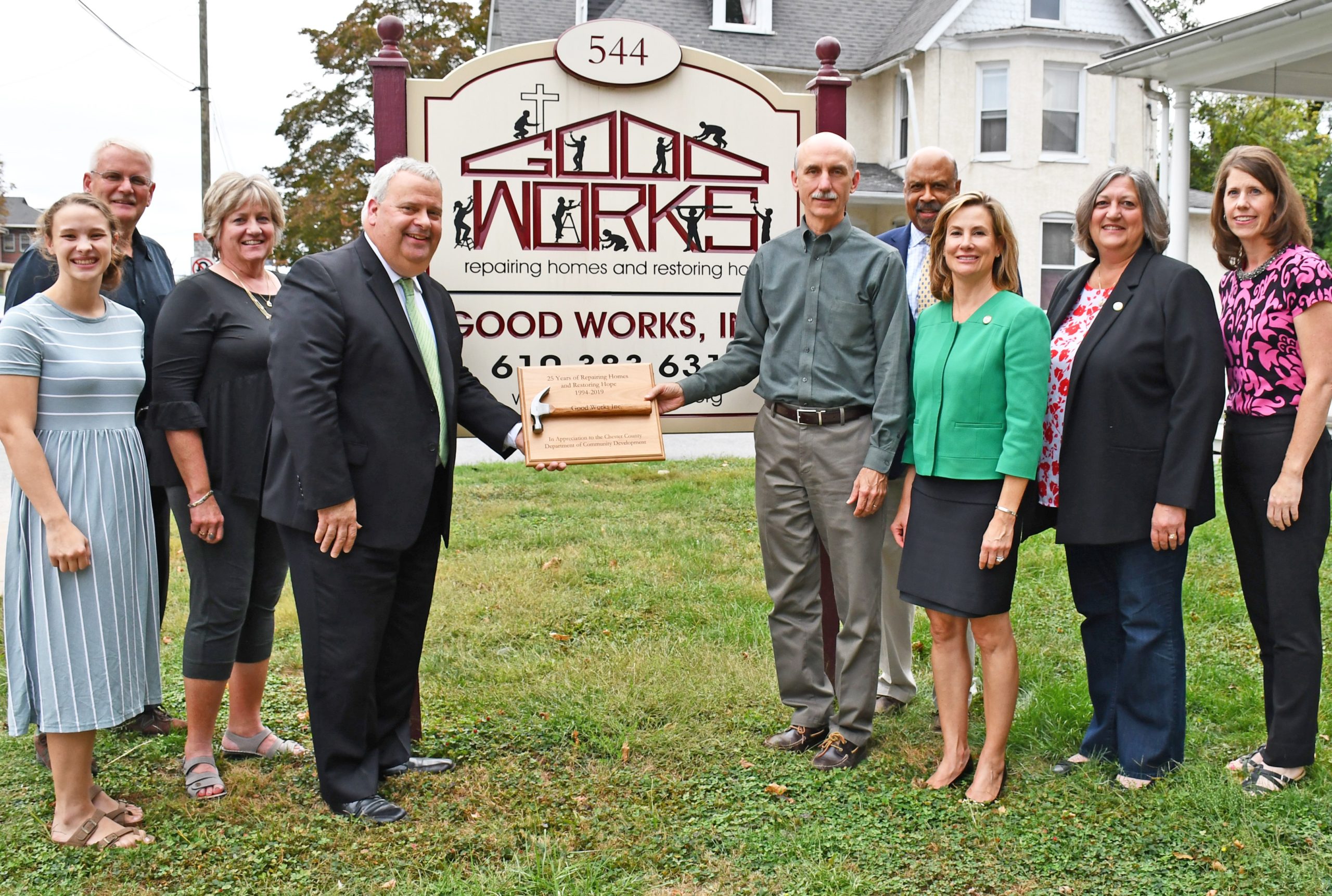 Chester County Honored for 25 Years of Good Works