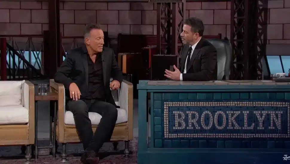 Bruce Springsteen and Jimmy Kimmel