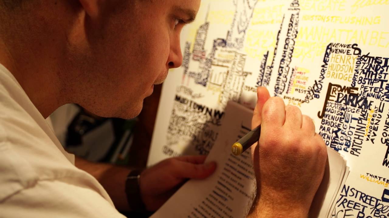 Montgomery County Man Creates Unique Sports-Themed ‘Word Art’