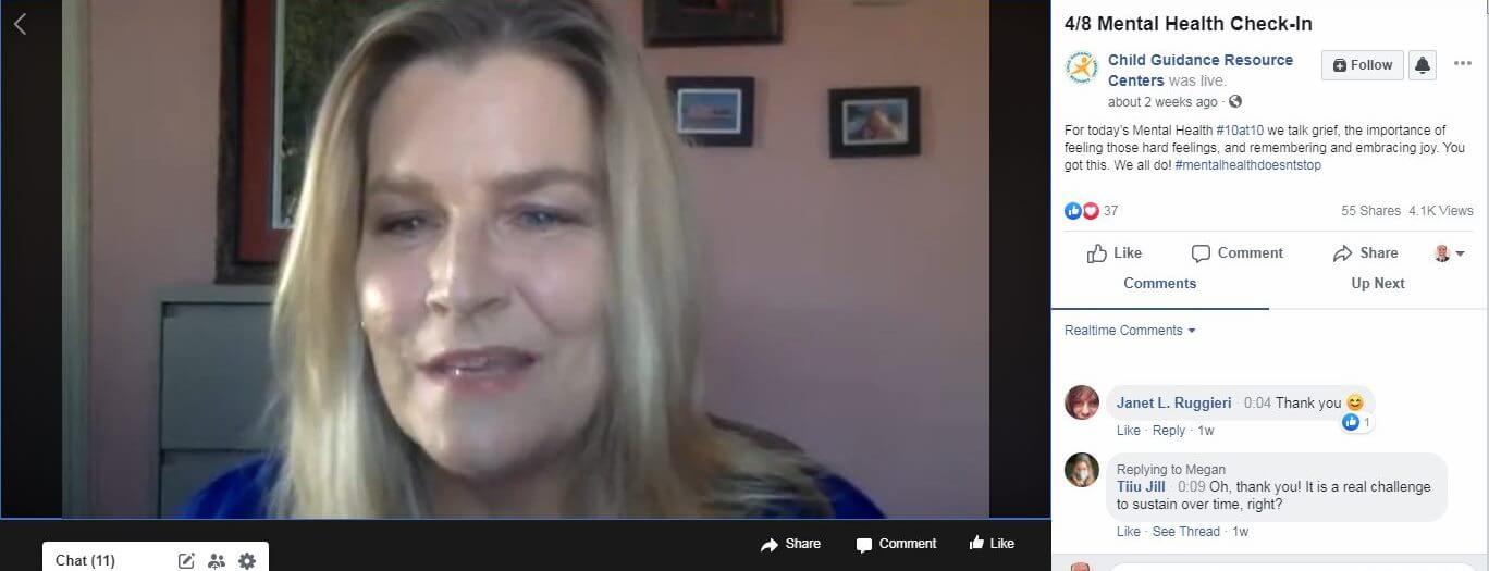 Child Guidance’s 10-Minute Facebook Platform Helps with Pandemic Stress