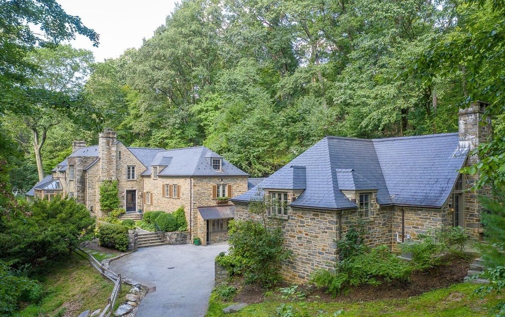 Malvern Bank House of the Week: Normandy-Style Home with Commanding Views of Nature in Berwyn