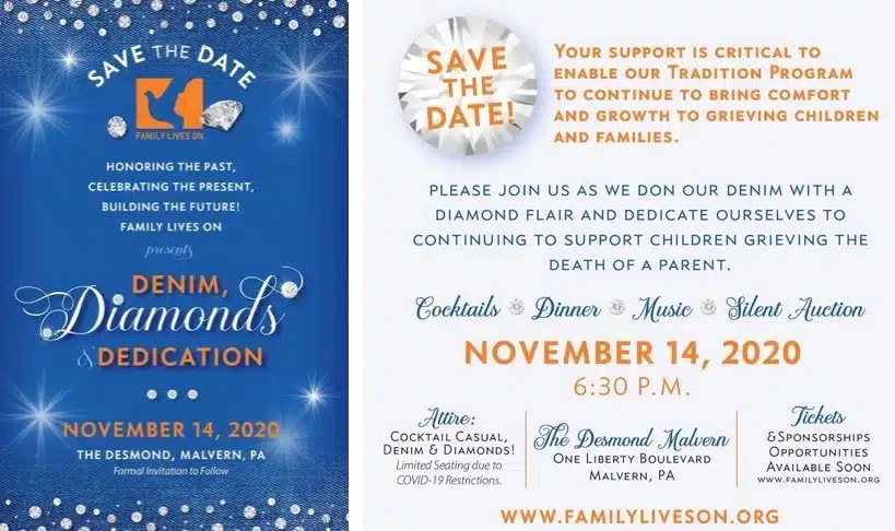 Family Lives On to Host Annual Traditions Ball on Nov. 14 to Support Children Grieving Death of a Parent