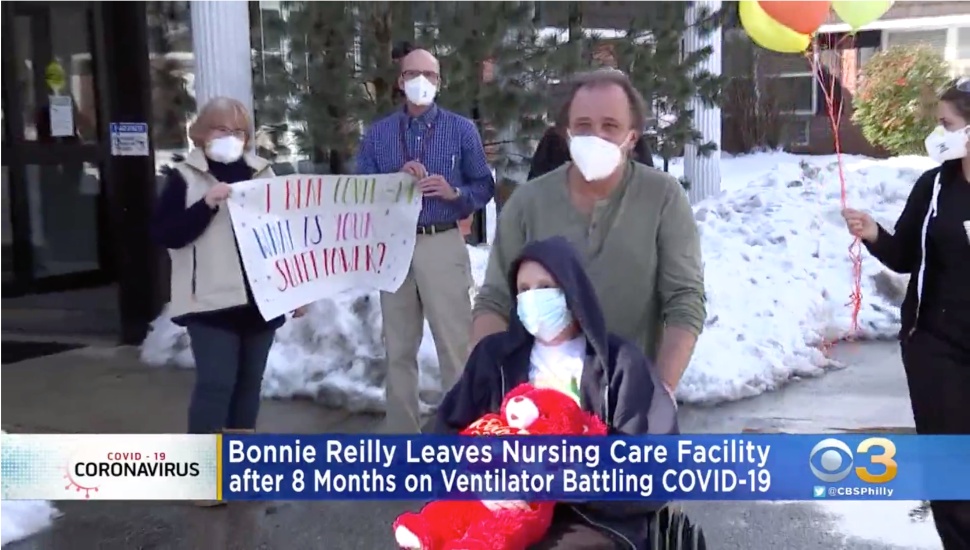 After Eight Months on Ventilator, Local Woman, 66, Returns Home