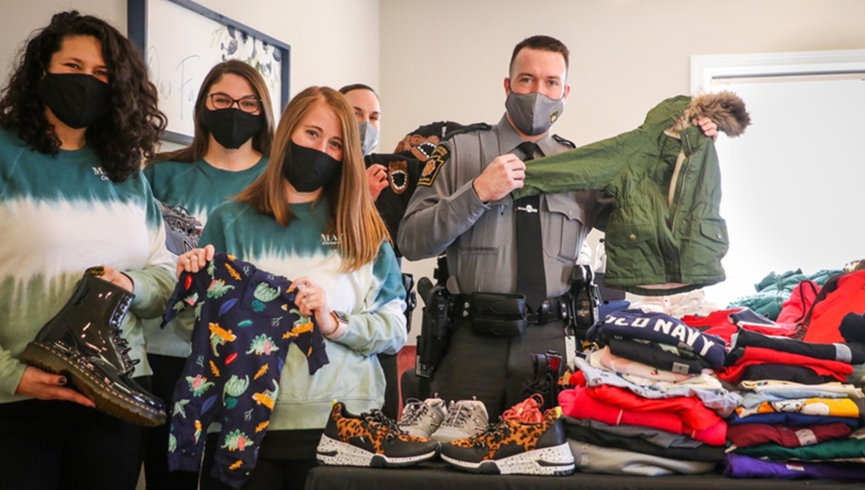 State Troopers Donate Bounty of Clothes Confiscated from Retail Theft Ring to Exton-Based Adoption Agency