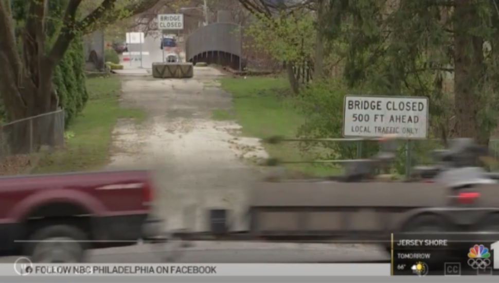 Closed bridges in Chester County