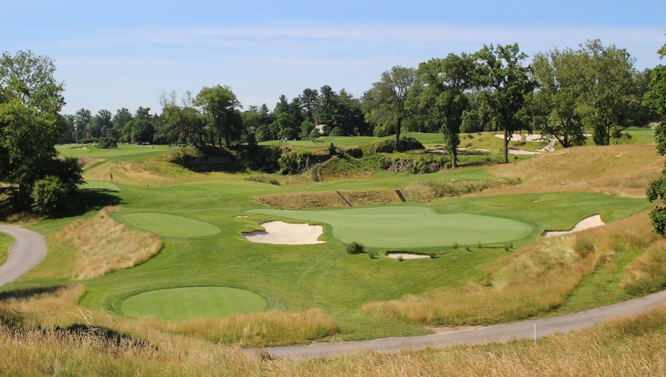 The golf course at Merion Golf Club.