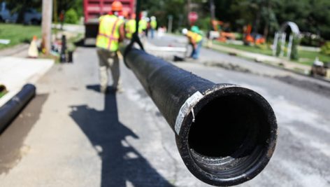 water main replacement project