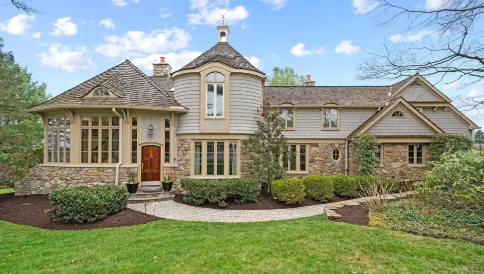 Malvern Bank House of the Week: Exquisite Curb Appeal Amidst Radley Run Country Club in West Chester
