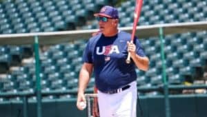Mike Scioscia is managing the U.S. Olympic baseball team at the Tokoyo Olympics.