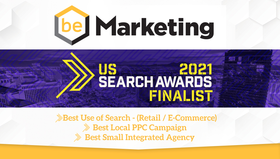 beMarketing shortlisted for awards