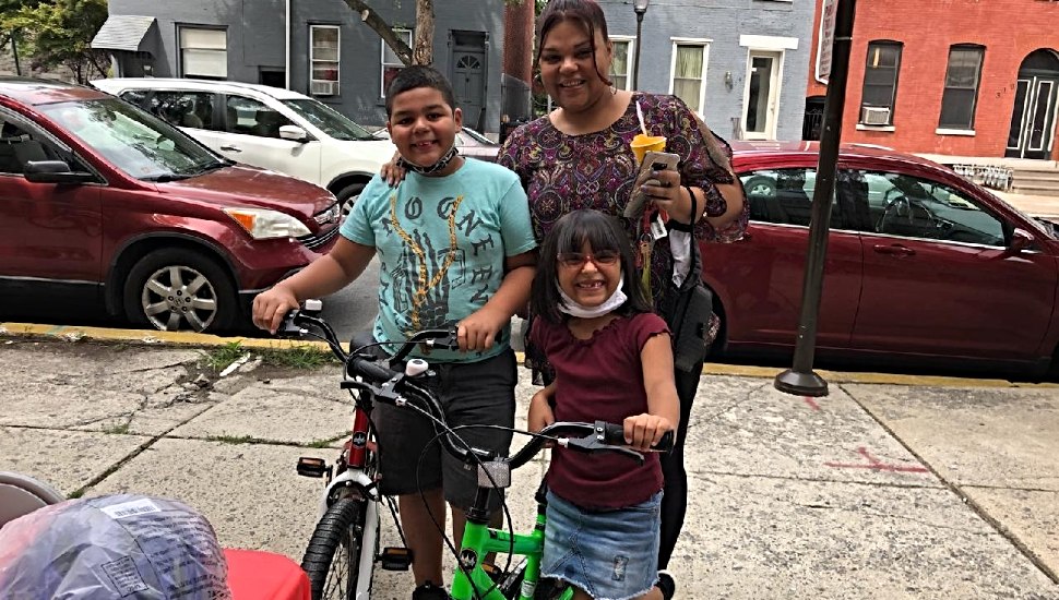 Selena Sprocket, mother; Josiah, 3rd grade; Jazmyn, 1st grade