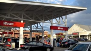 A Wawa store and gas station in Philadelphia.