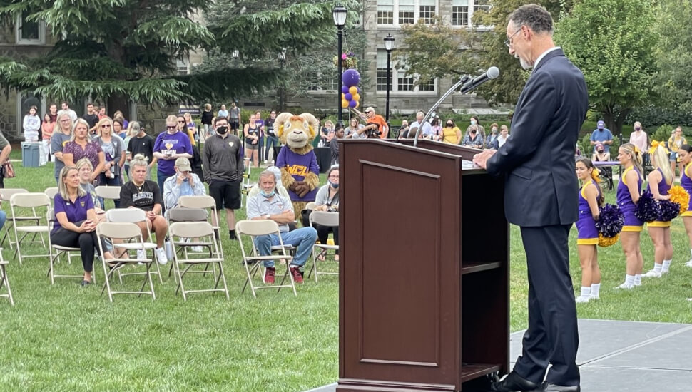 West Chester University President Dr. Christopher Fiorentino