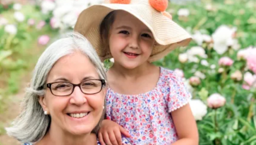 grandmother and granddaughter