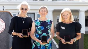 women receiving awards