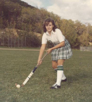 Jennifer Lopez playing Field Hockey