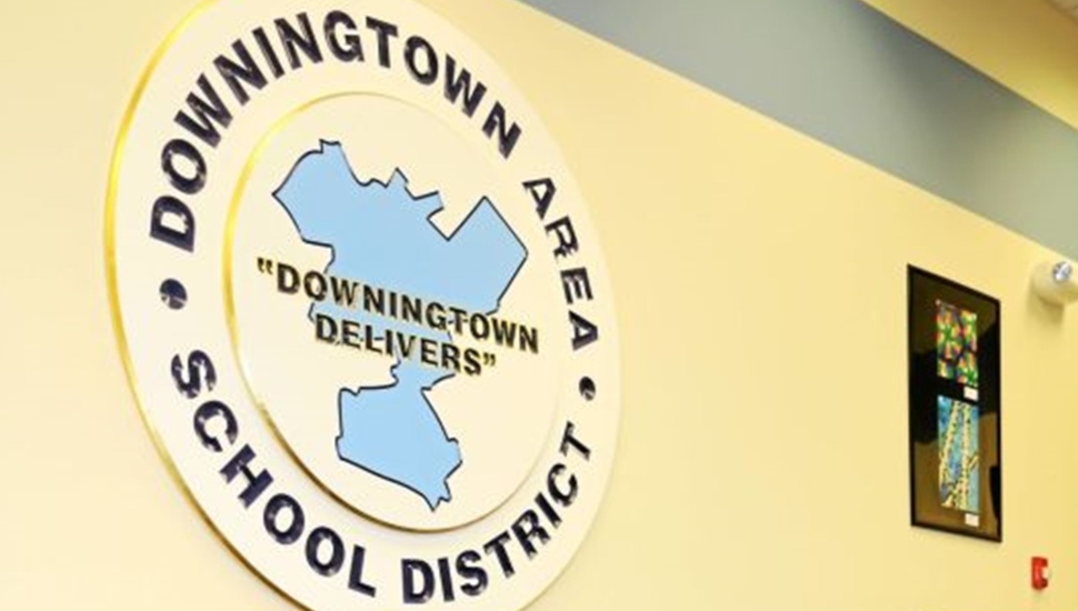 school district sign
