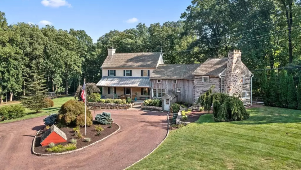 Malvern Bank House of the Week: Restored Log Cabin with Extensive Additions in Malvern